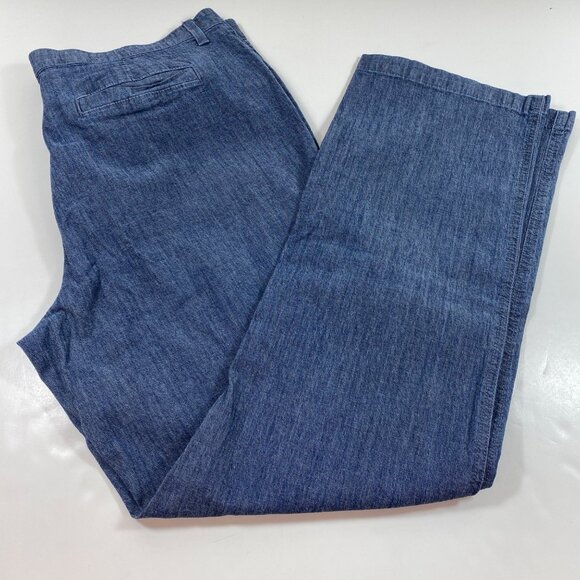Vintage Womens Riders By Lee Blue Denim Straight Leg Jeans Relaxed Fit Size 18M - Picture 1 of 10